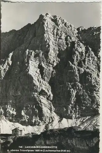 Landsbergerhütte am oberen Traualpsee v. 1963 (AK1660)