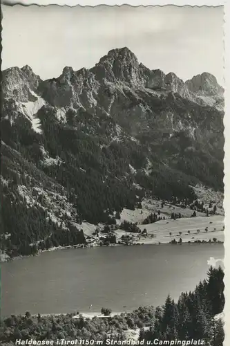 Haldensee v. 1963 Mit Strandbad und Campingplatz (AK1661)