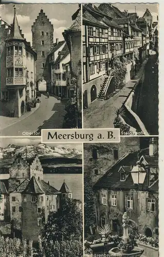 Meersburg v. 1959 - 4 Ansichten (AK1681)