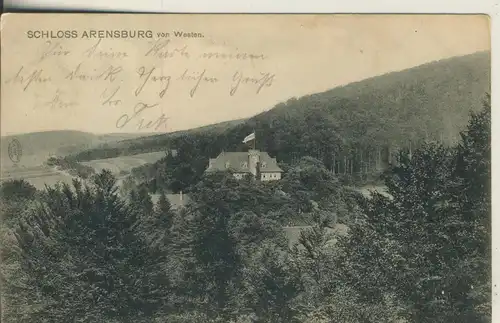 Schloß Arensburg von Westenv. 1907  (AK1718)