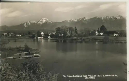 St. Leonhardsee v. 1964 Teil-Dorf-Ansicht (AK1730)
