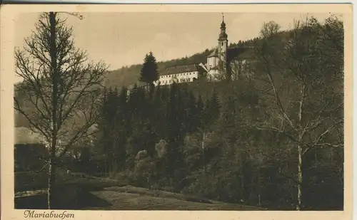 Mariabuchen = Lohr v. 1963 Kloster & Kirche Mariabuchen (AK1745)