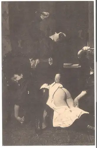 Züchtigung einer jungen Frau durch eine Frau v. 1912 (EA17)