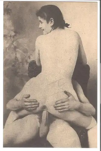 Liebesakt Mann und Frau sitzend v. 1912 (EA21)