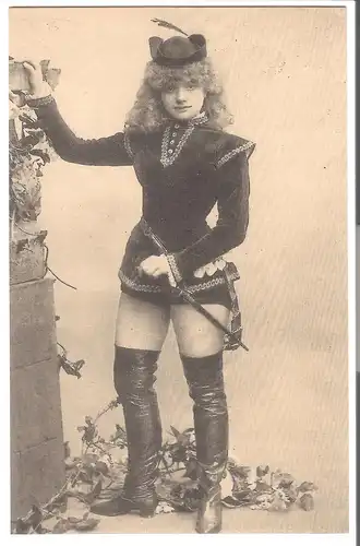 Junge Frau in erotischer Pose v. 1912 (EA22) 