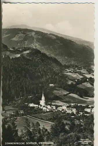 Schöder v. 1961 Dorfansicht (AK1756)