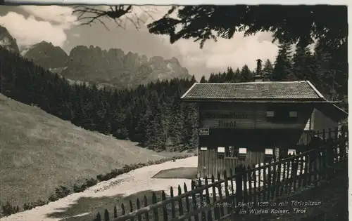 Kössel v. 1963 Alpengasthütte \"Riedl\" (AK1794) 