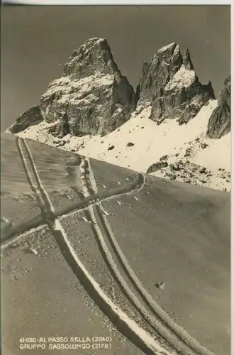 Passo Sella v. 1963 Skigebiet (AK1797)