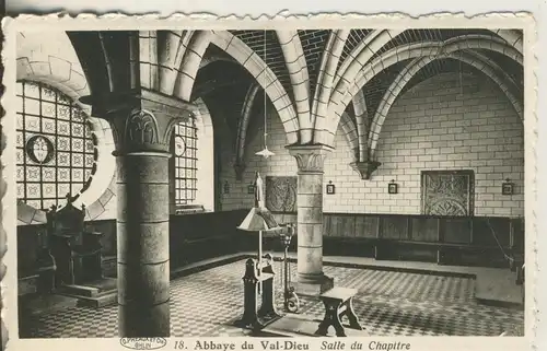 Abbaye du Val-Dieu v. 1963 Salle du Chapitre (AK1822) 