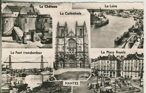 Nantes v. 1956 5 Stadt-Ansichten (AK1838)