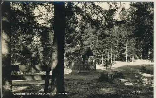 Rettenegg v. 1963 Die Karlshöhe mit Hütte (AK1853)