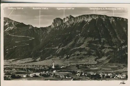 Bei Oberstdorf v. 1949 Dorfansicht (AK1854)