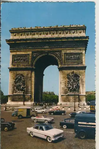 Paris v. 1964 Arc de Triomphe (AK1855)