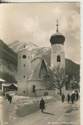 St. Anton v. 1955 Kirche im Winter (AK1883)