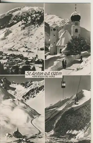 St. Anton v. 1968 4 Ansichten (AK1884)