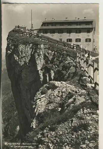 Schafberg v. 1963 Hotel auf der Bergspitze (AK1890)