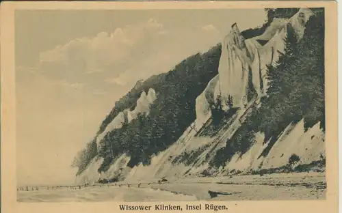 Insel Rügen v. 1922 Wissower Klinken (AK2047)