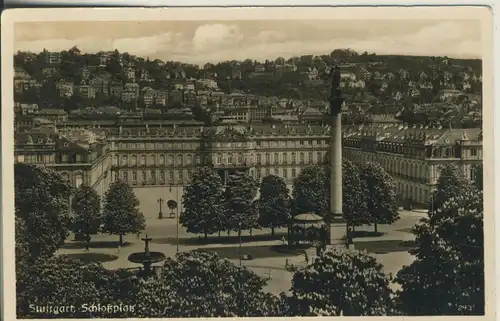 Stuttgart v. 1923 Der Schloßplatz (AK2050) 