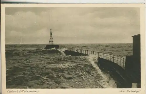 Warnemünde v. 1928 Am Molenkopf (AK2070)