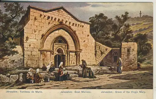 Jerusalem v. 1928 Grab Mariens (AK2074) 