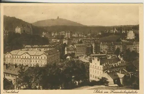 Karlsbad v. 1934 Blick zur Freundschaftshöhe (AK2075)