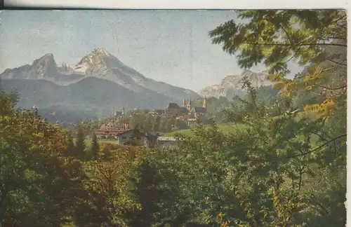 Berchtesgaden v. 1927 Blick vom Malerhügel (AK2108)