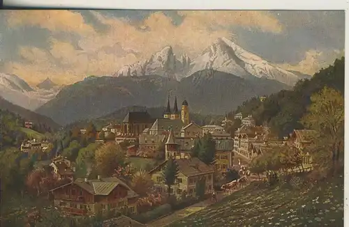 Berchtesgaden v. 1927 Dorfansicht (AK2109)