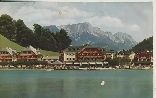 Berchtesgaden v. 1927 Dorf Königssee mit Hotel Schiffmeister (AK2110)