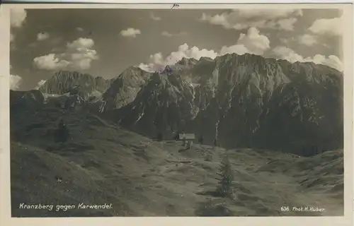 Kreuzberg gegen Karwendel v. 1928 (AK2116)