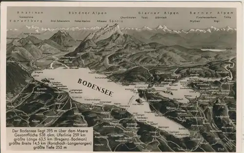 Bodensee v. 1935 Vogelflugschau (AK2135)