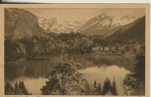 Oberstdorf v. 1927 Der Freibergersee (AK2141)