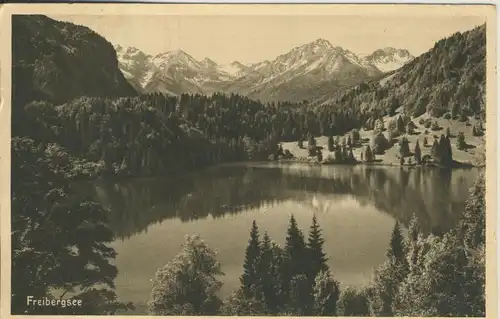 Oberstdorf v. 1925 Allgäuer Alpen-Freibergersee (AK2145) 