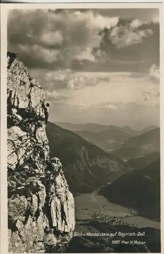 Bayrisch-Zell v. 1934 Blick vom Wendelstein (AK2146)