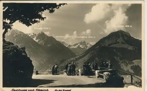 Oberjoch v. 1951 Die Passstrasse (AK2147)