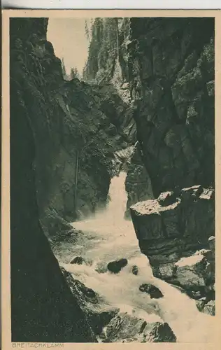 Oberstdorf v. 1925 Breitachklamm (AK2148)