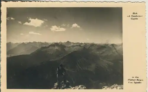 Blick v. d. Tannheimer Gipfel v. 1955 (AK2153)