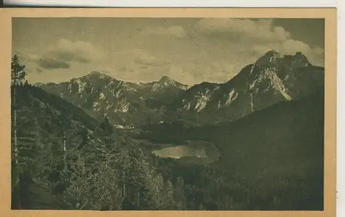 Füssen v. 1924 Panorama (AK2166)