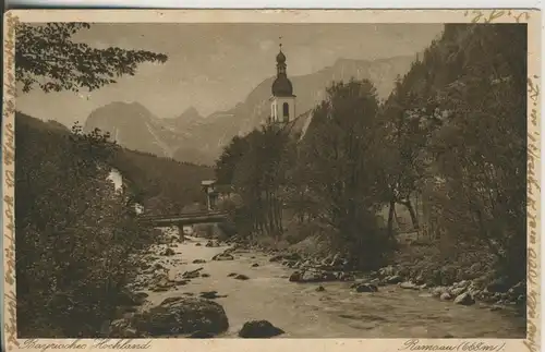 Ramsau v. 1927 Bayrisches Hochland (AK2172)