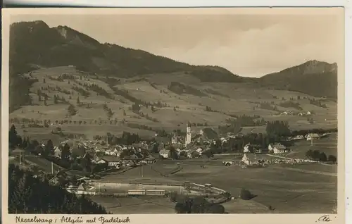 Nesselwang v. 1938 Dorf-Ansicht (AK2188) 