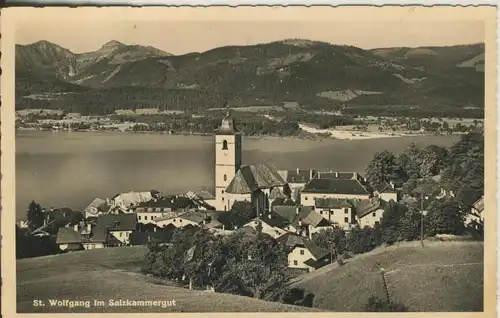 St. Wolfgng v. 1934 Dorfansicht (AK2195)