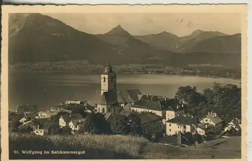 St. Wolfgng v. 1934 Dorfansicht (AK2196)