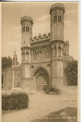 Canterbury v. 1927 St. Augustines Gateway mit PKW (AK2207)