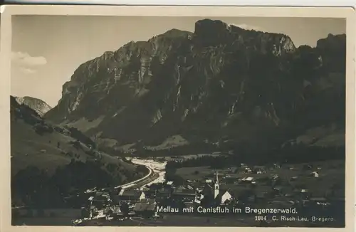 Mellau v. 1934 Dorfansicht (AK2214)