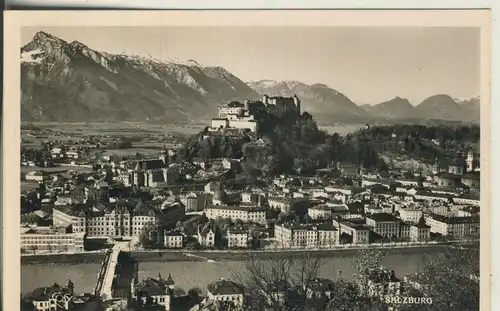 Salzburg v. 1955 Teil-Stadt-Ansicht (AK2226) 