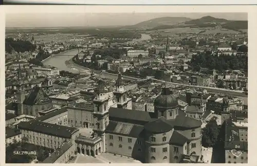 Salzburg v. 1953 Teil-Stadt-Ansicht (AK2228)