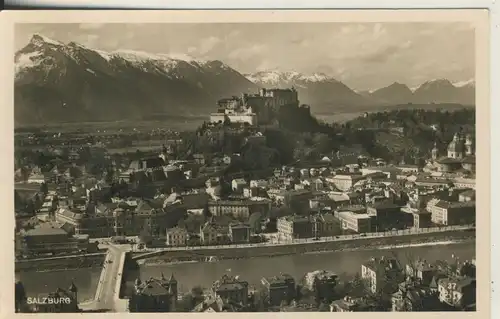 Salzburg v. 1954 Teil-Stadt-Ansicht (AK2229)