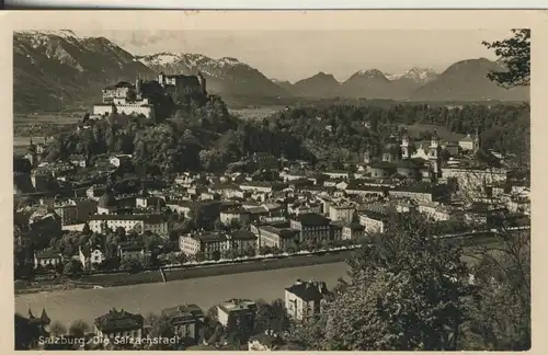 Salzburg v. 1953 Teil-Stadt-Ansicht (AK2230)