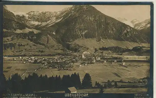 Oberstdorf v. 1903 Total-Dorf-Ansicht (AK2259)