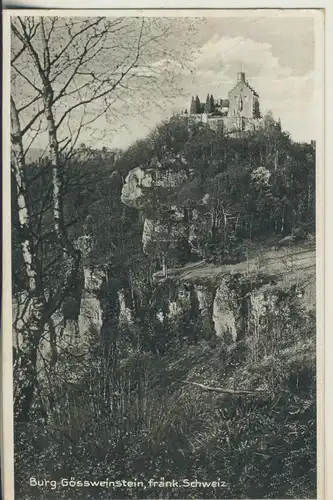 Burg Gössweinstein v. 1929 (AK2268)