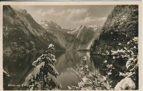 Königssee v. 1938 Winter am See (AK2279)